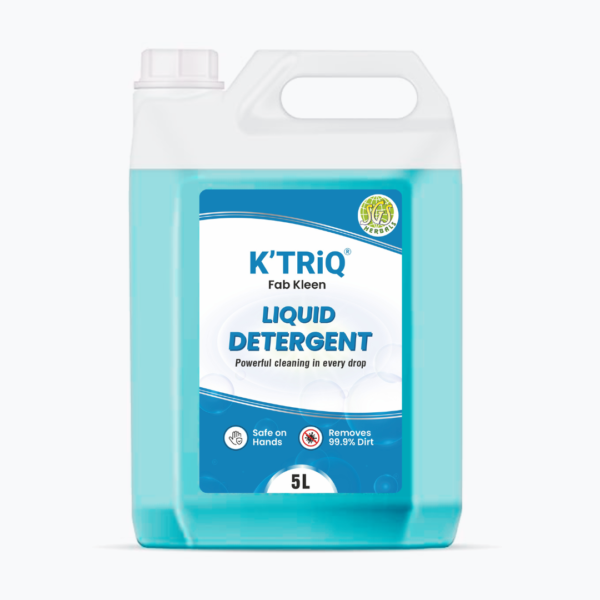 Fab Kleen Liquid Detergent 5 L - Compatible with Semiautomatic & Mannual Hand wash - Image 2