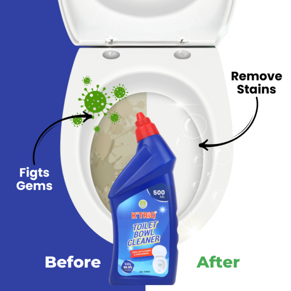 Heavy Duty Toilet Bowl Cleaner 500 ML (Pack of 2) - Image 4