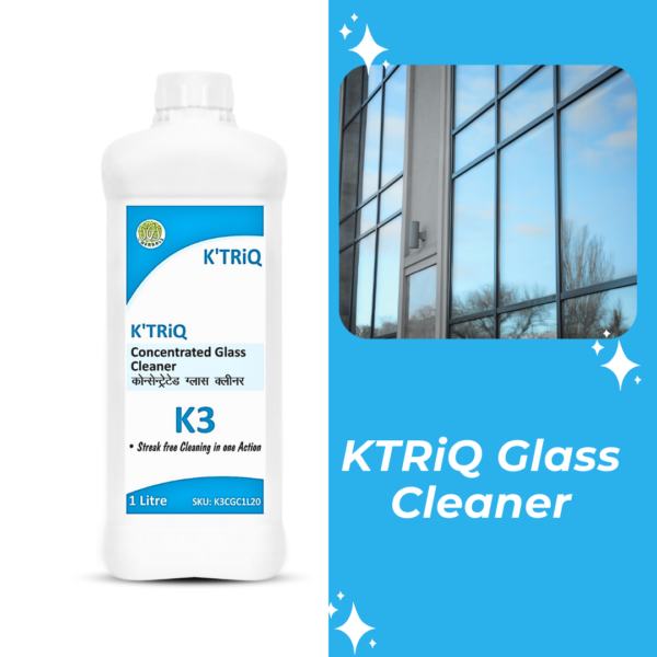 Concentrated Glass Cleaner Suitable For All Type Of Glass Surfaces (1 Litre)